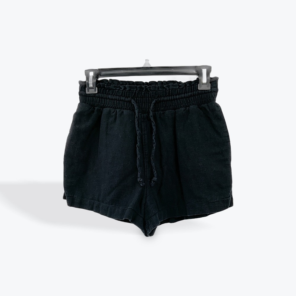 Abercrombie & Fitch Womens XS Black Drawstring Waist Casual Shorts